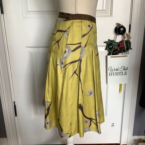 Hoss Intropia silk/linen blend skirt - Picture 2 of 4